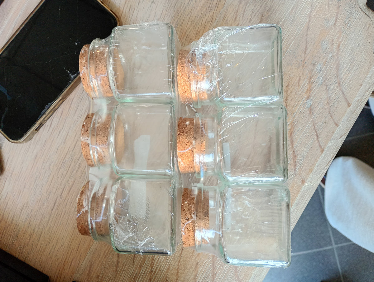 Glazen potjes