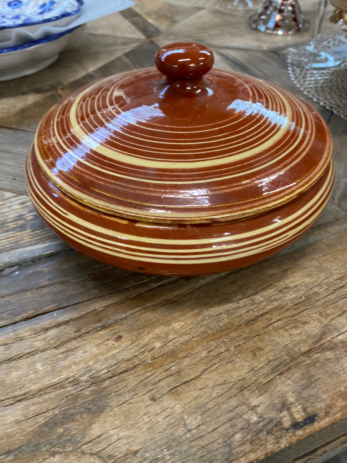 Vintage terracota ovenschaal