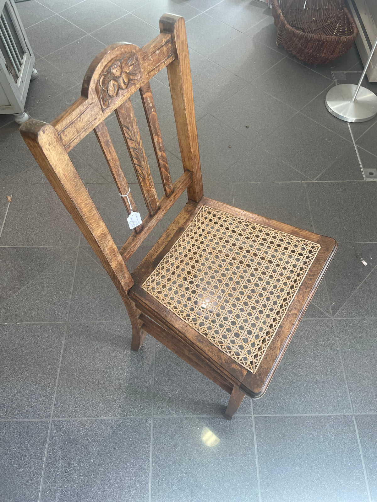 Massief houten stoel