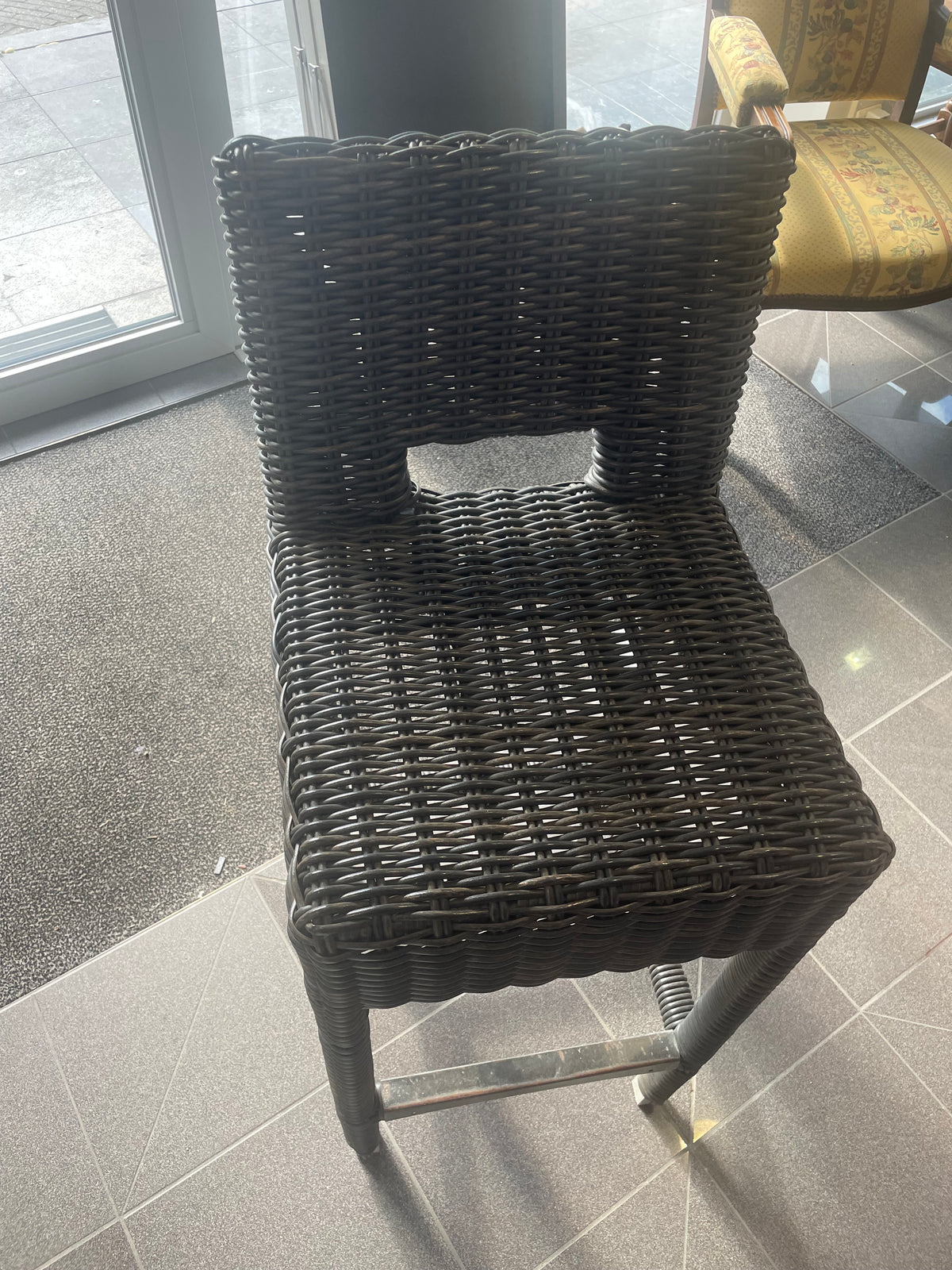 Rotan stoel- middelmatig