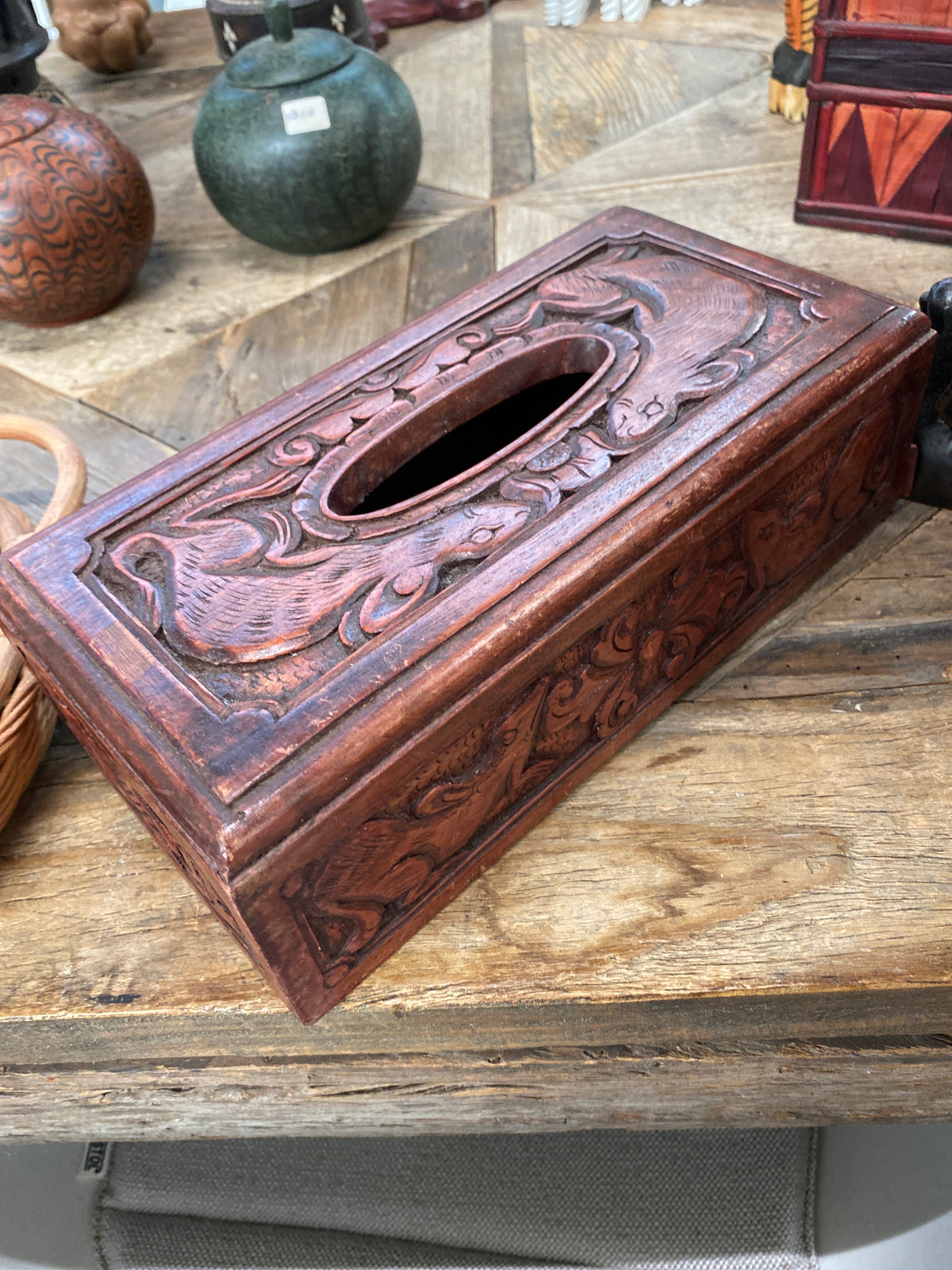 Houten tissuebox
