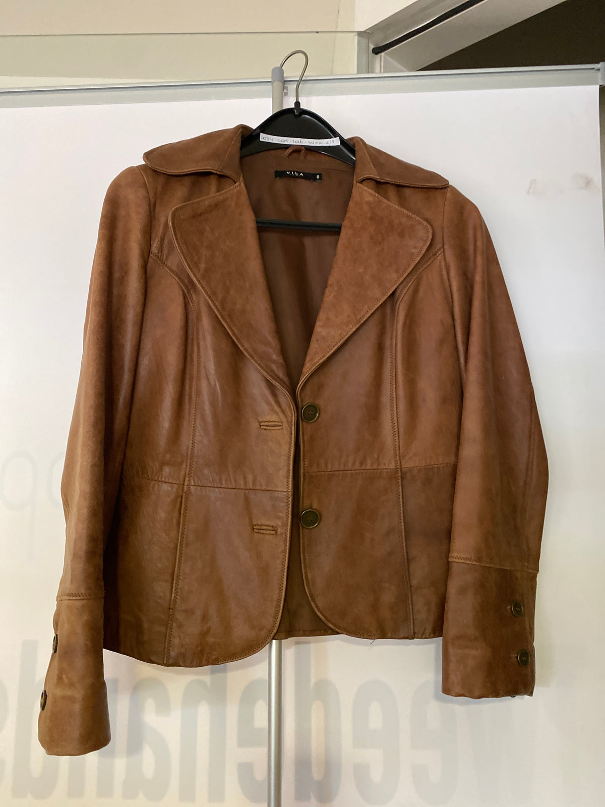 Leder vest vila14