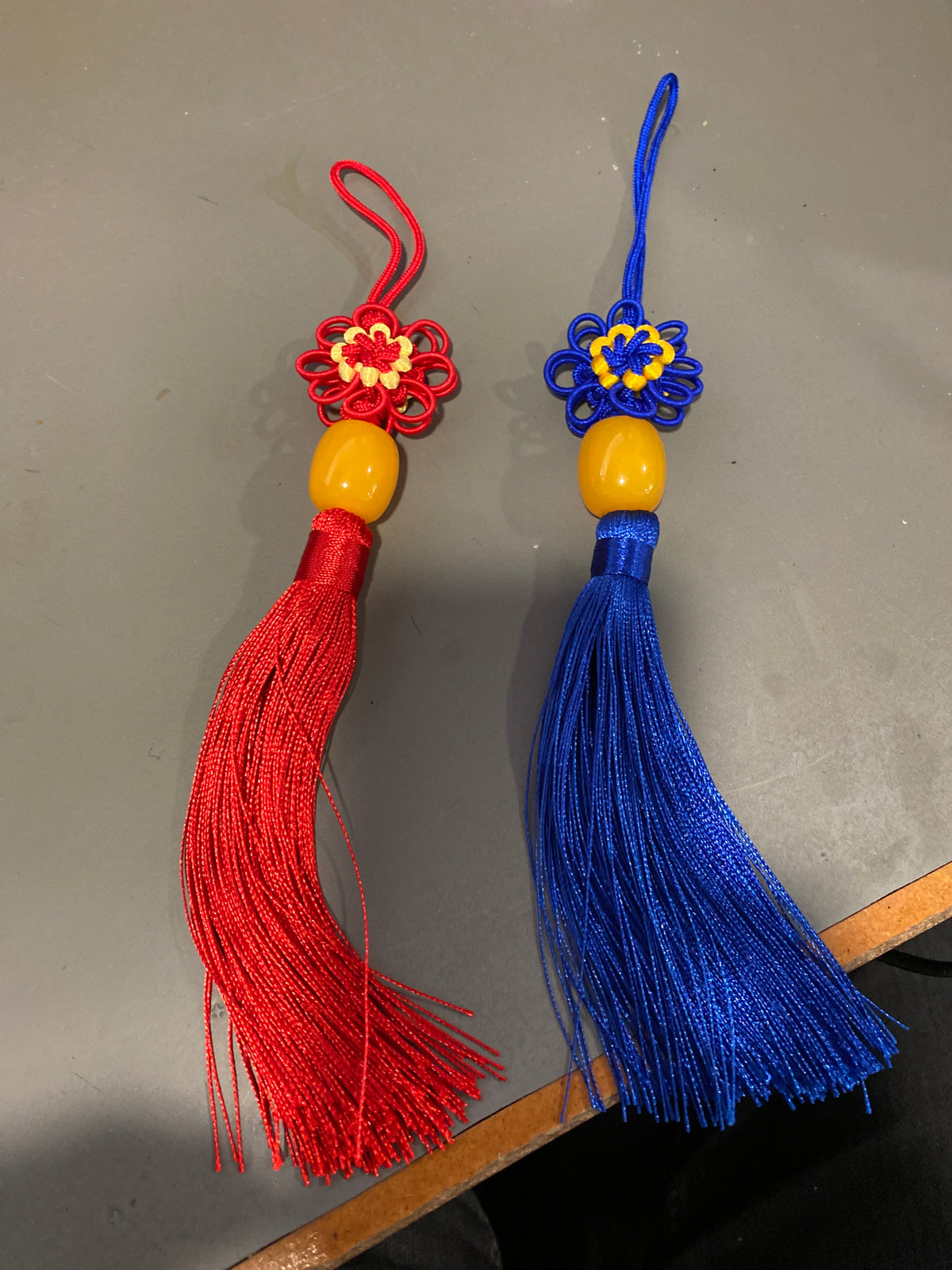 Chinese knoop met kwast