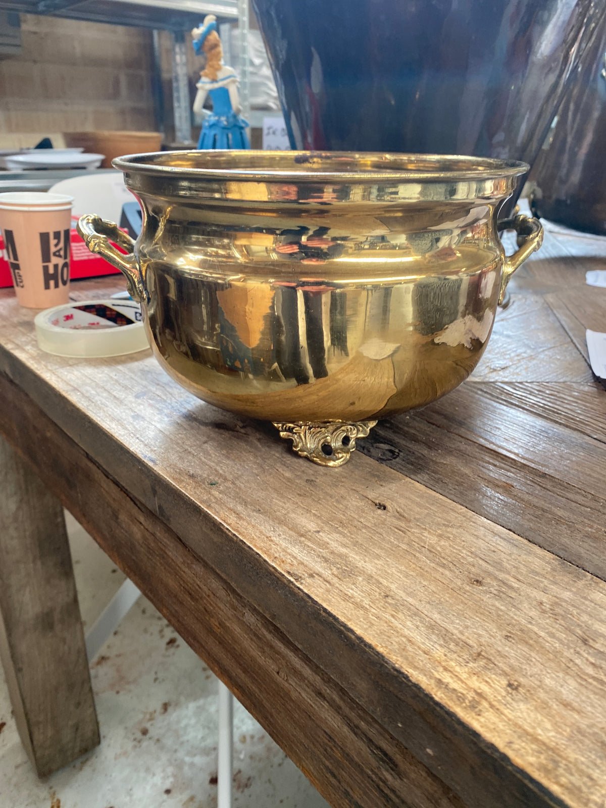 Cachepot messing