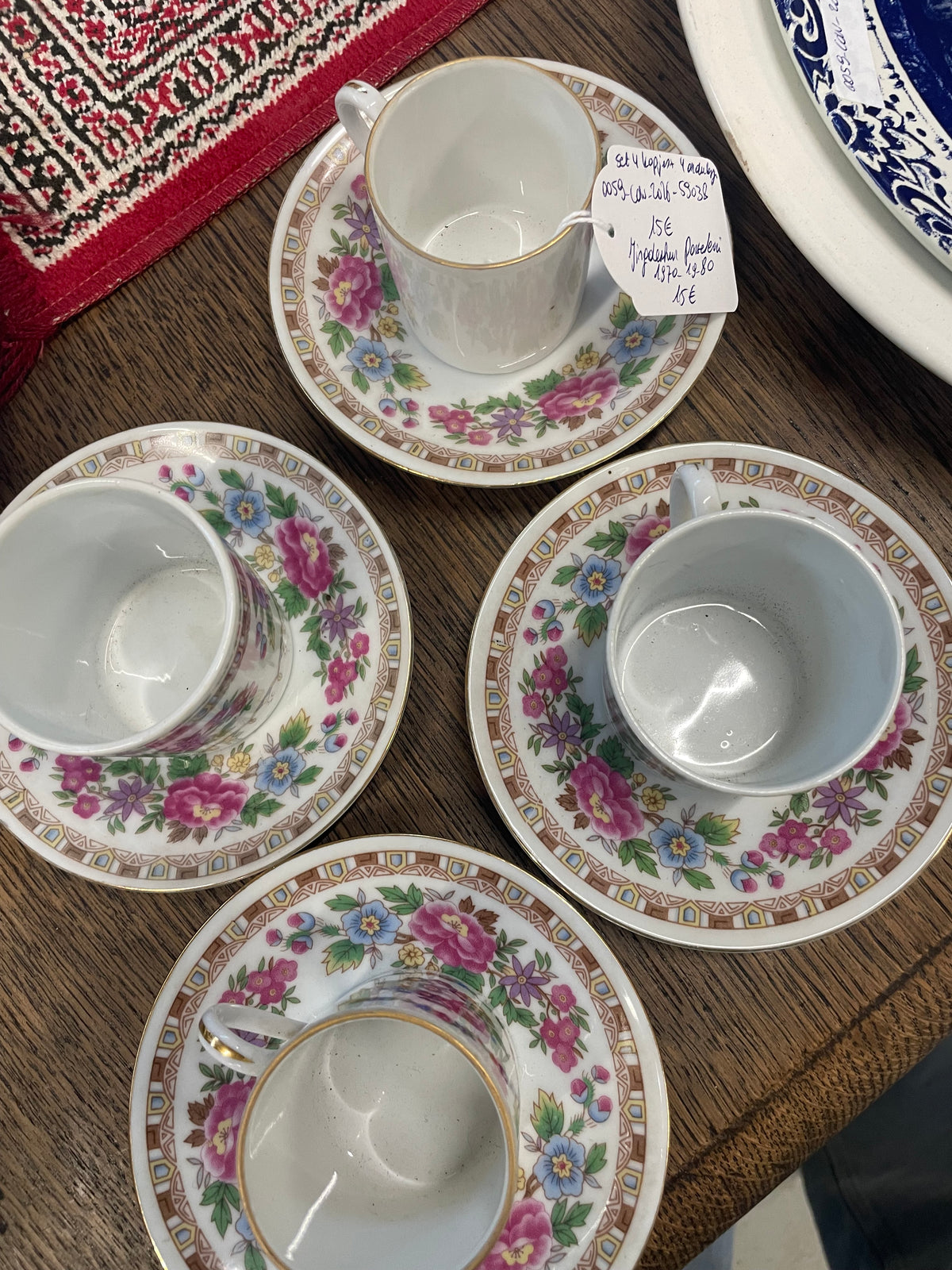 Set van 4 kopjes
