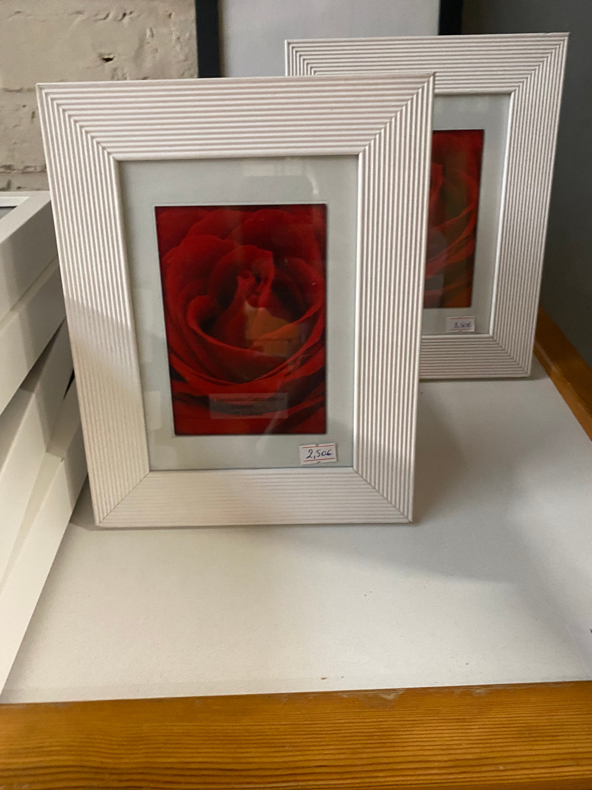 Kader wit 13x18