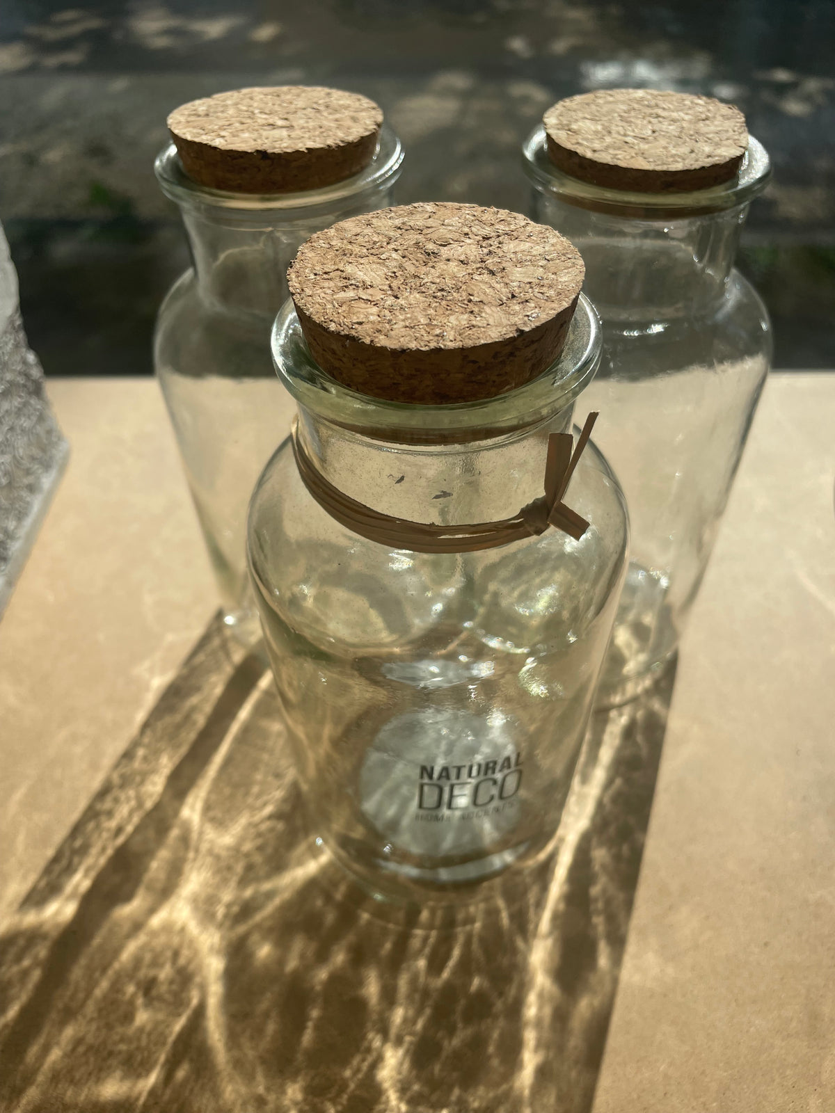 Glazen pot (groot)