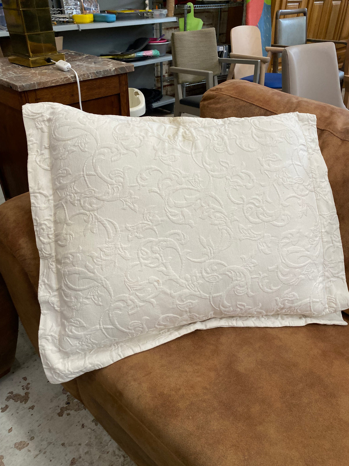 Kussen beige groot