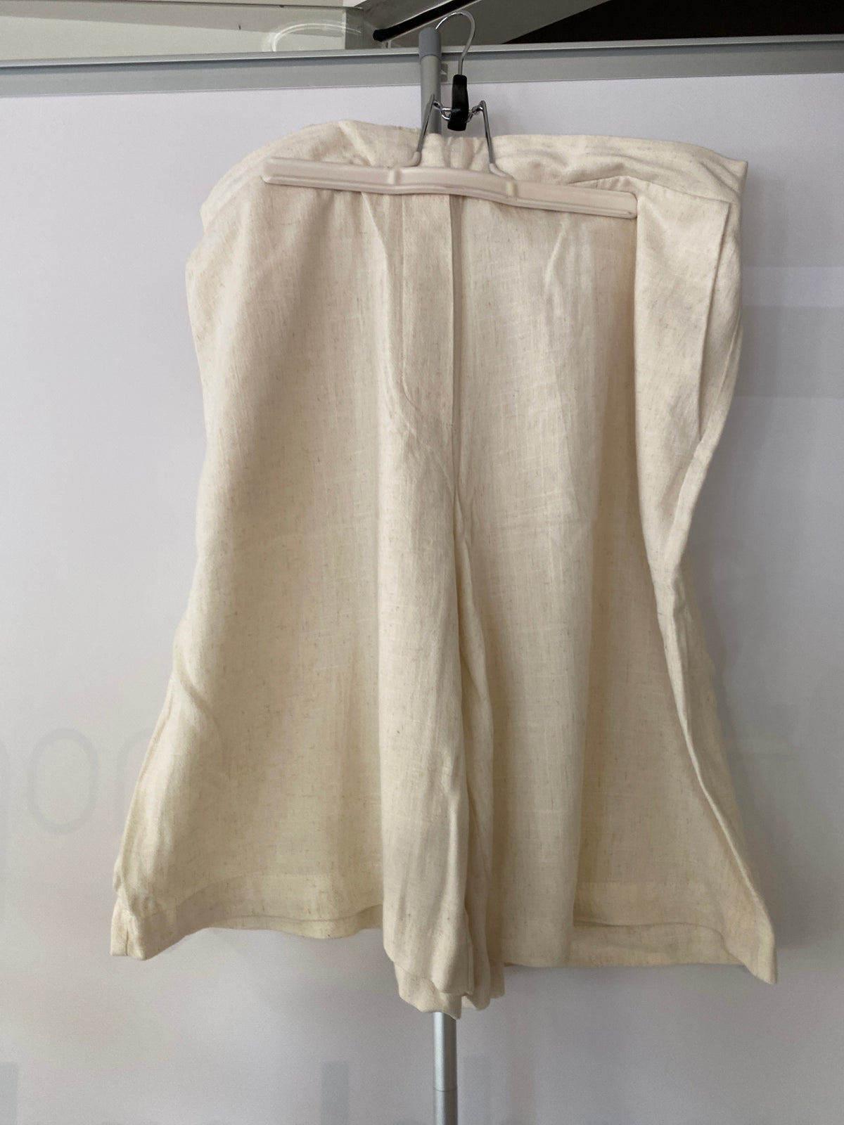Broek kort beige3