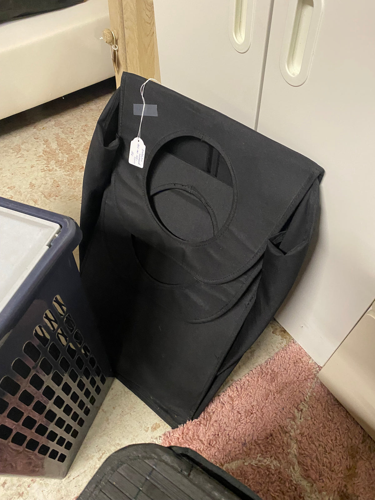 Wasmand zwart Brabantia