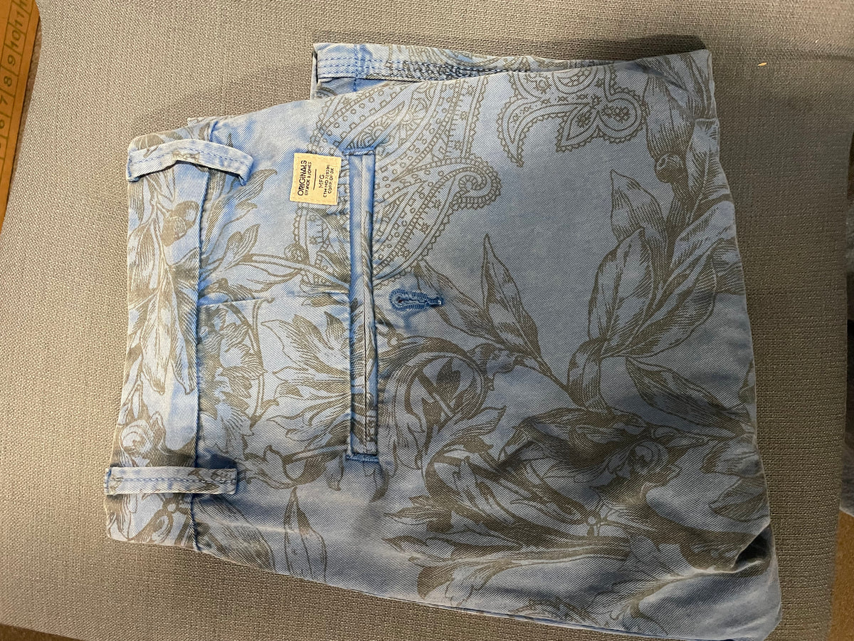 Jeans short met print