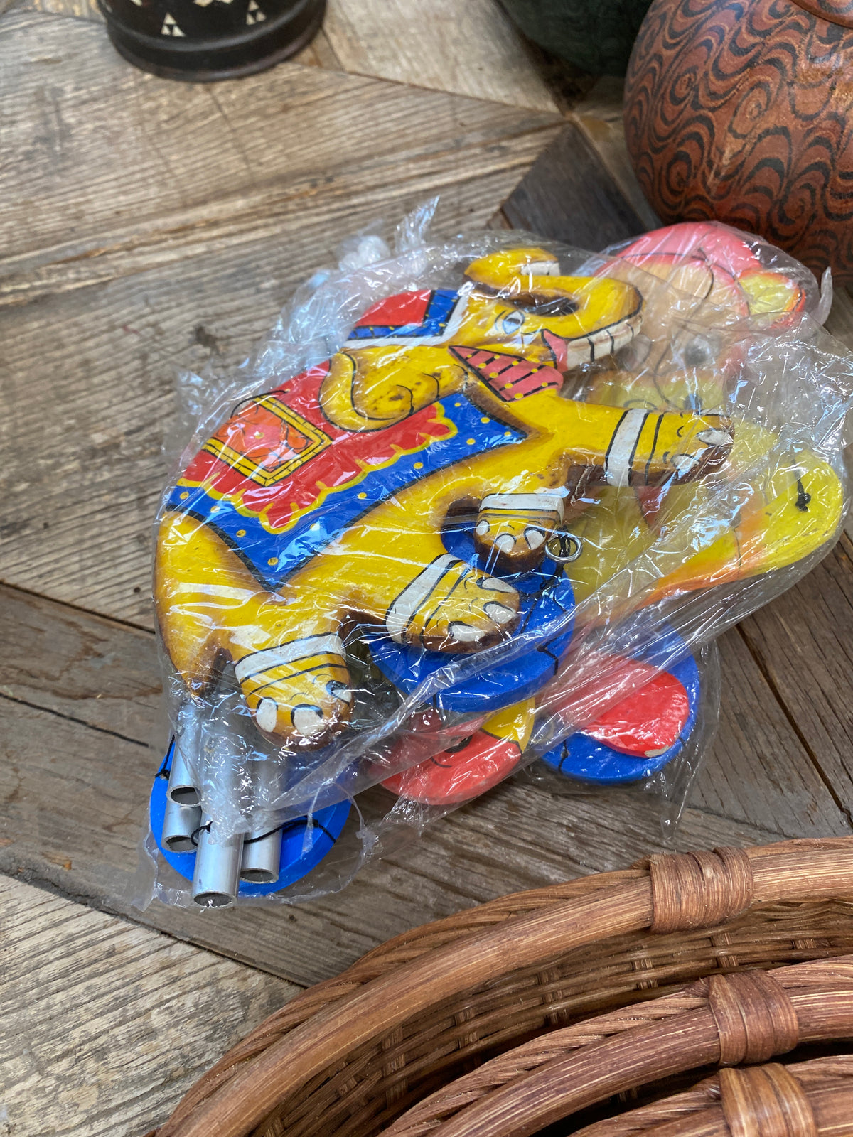 Houten diertjes belletjes