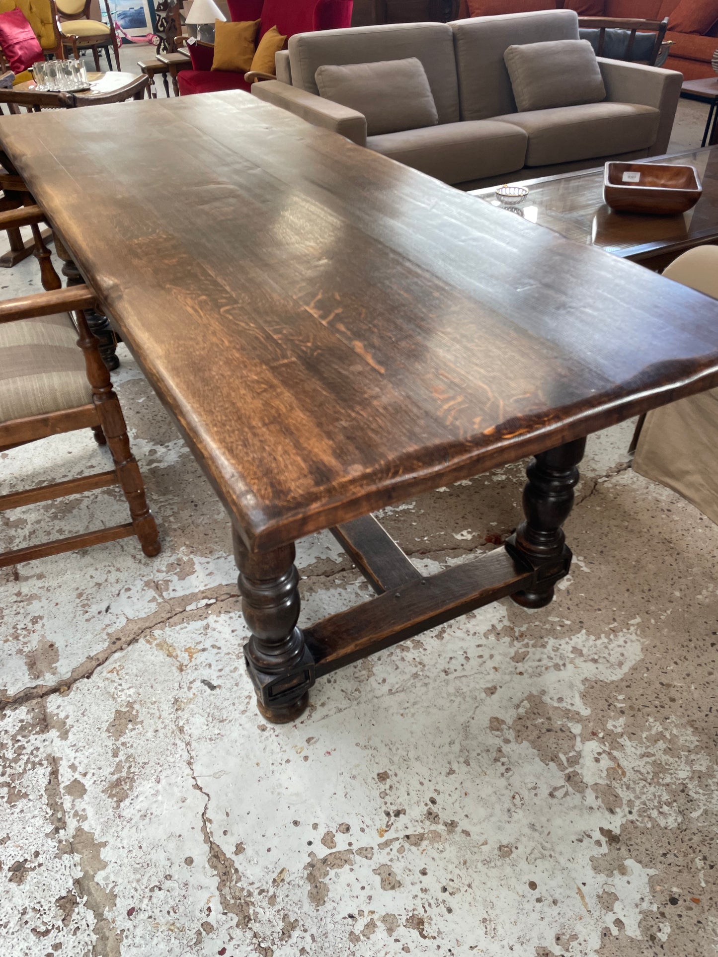 Kloostertafel massieve eik