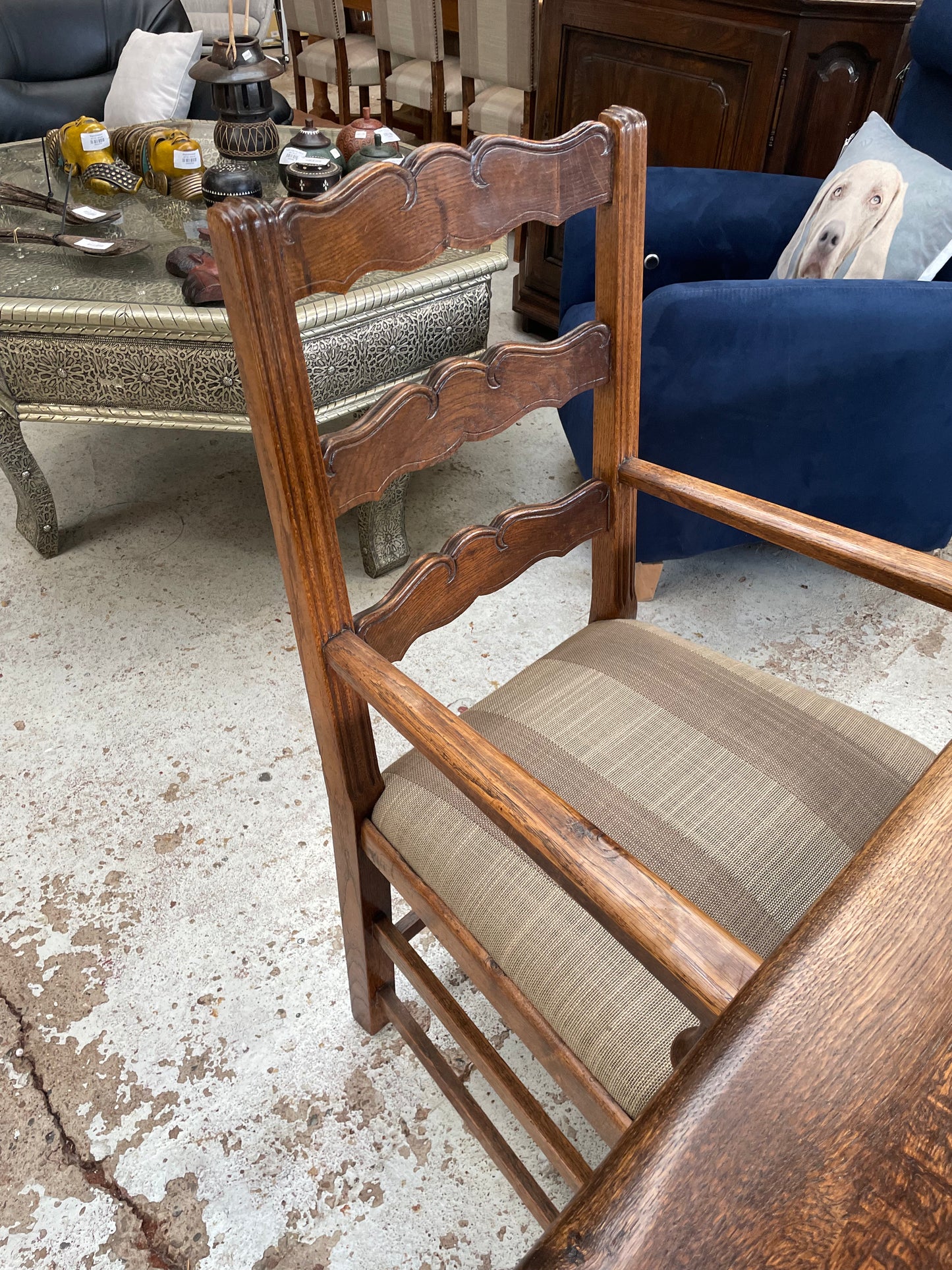 Eiken ladderback stoel