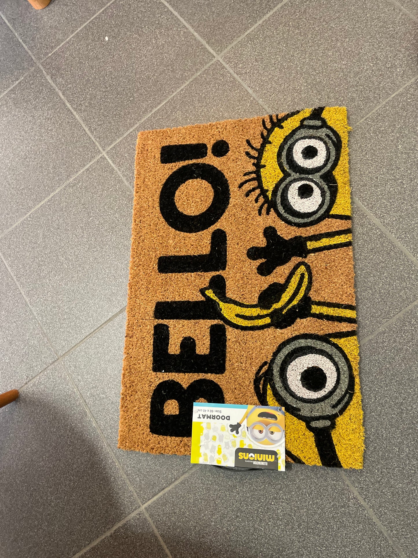 Minions Bello kokos deurmat