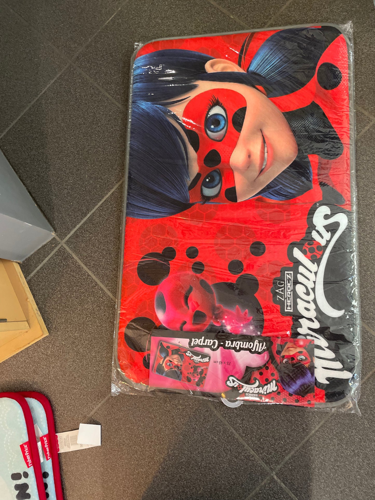 Miraculous pluche deurmat nieuw