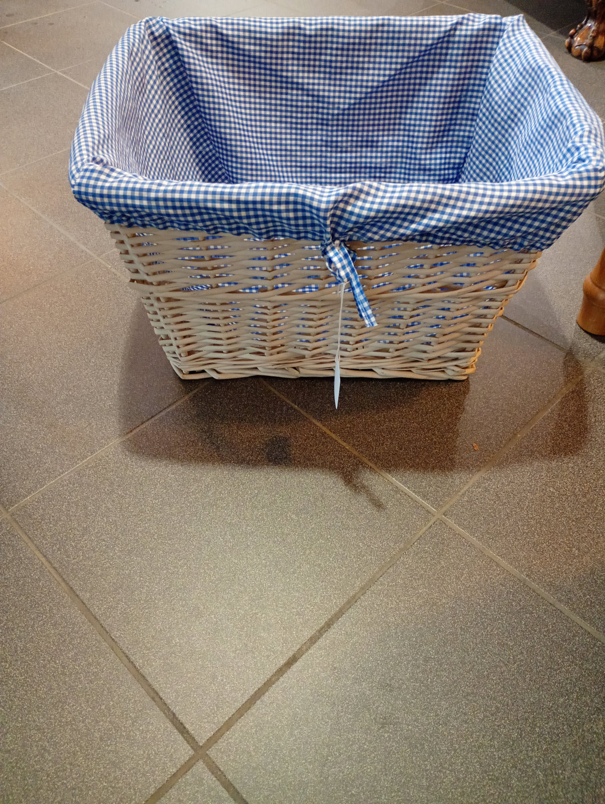 Mand gestoffeerd
