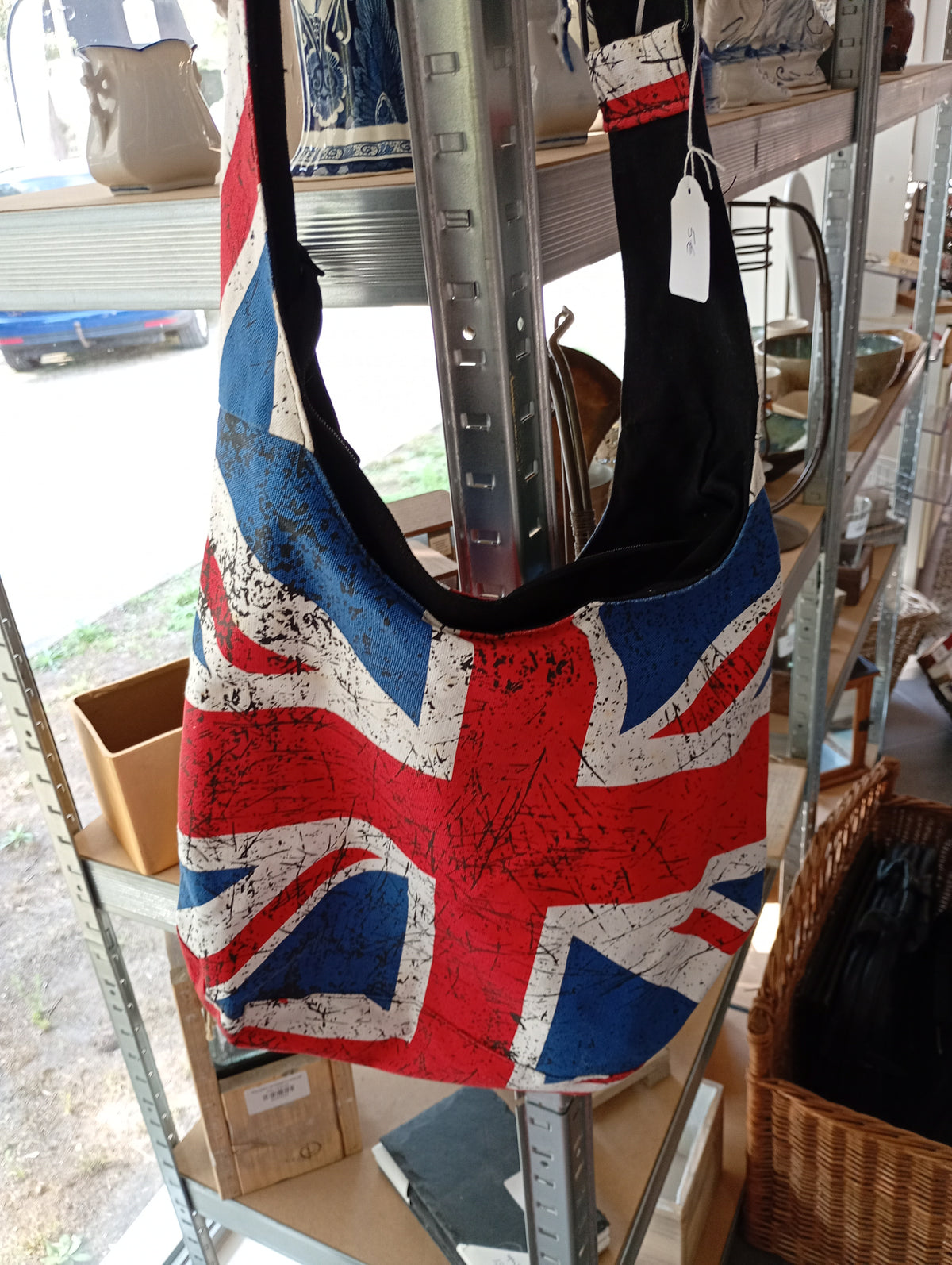 Handtas Britse vlag in stof