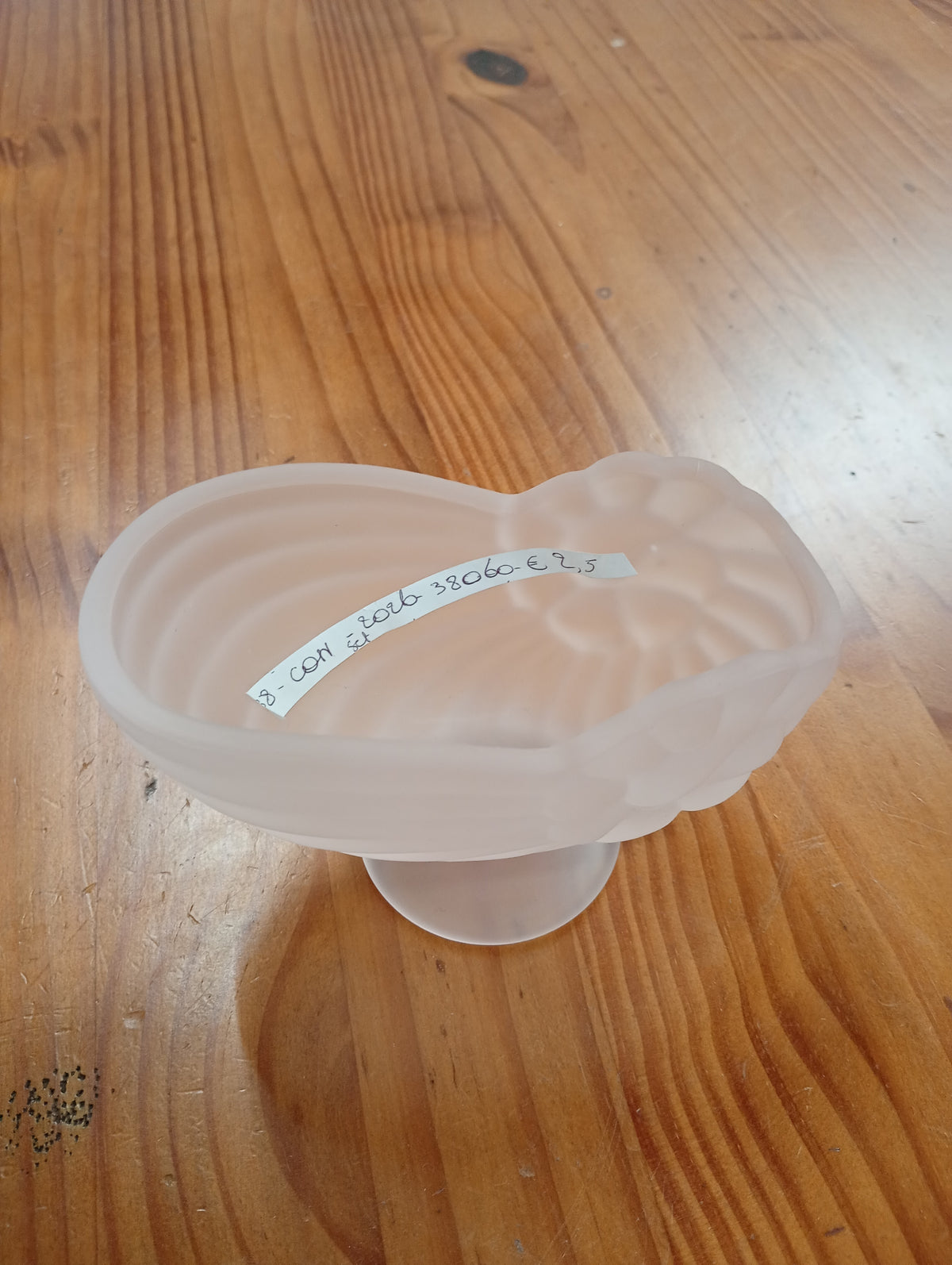 Coupe glas roze
