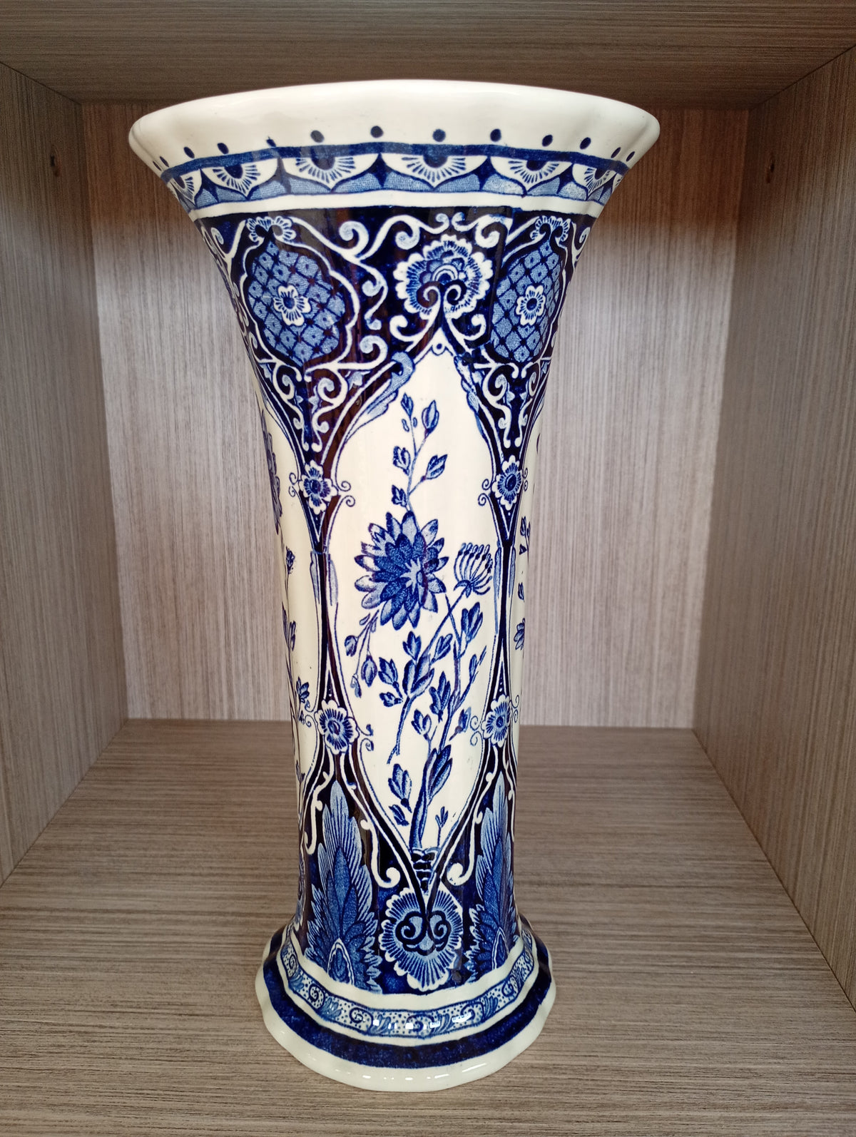 Delfts blauw smalle vaas