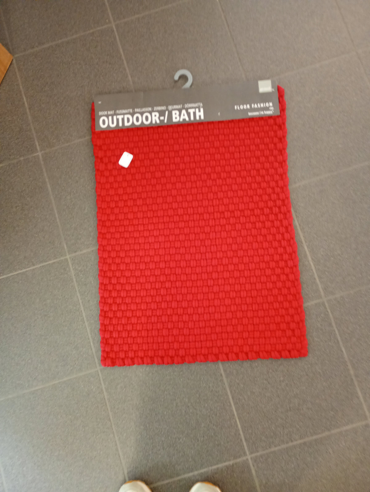 Badmat rood