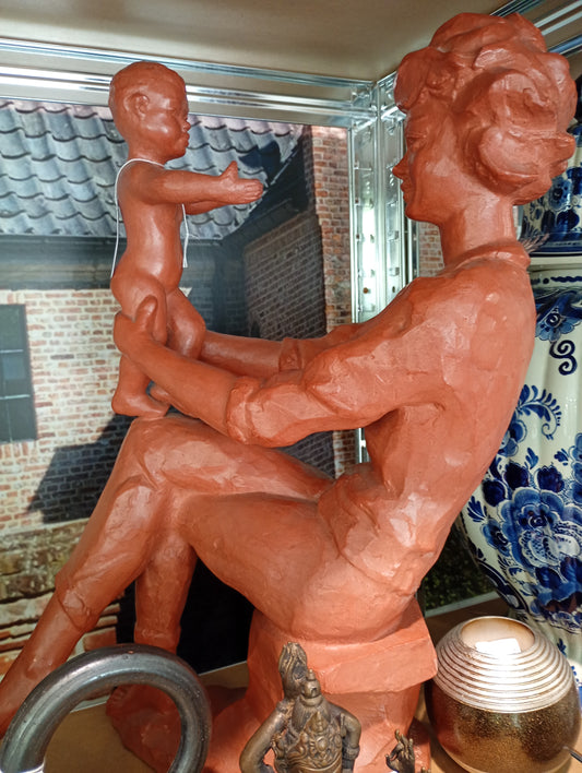 Beeld mama & kind