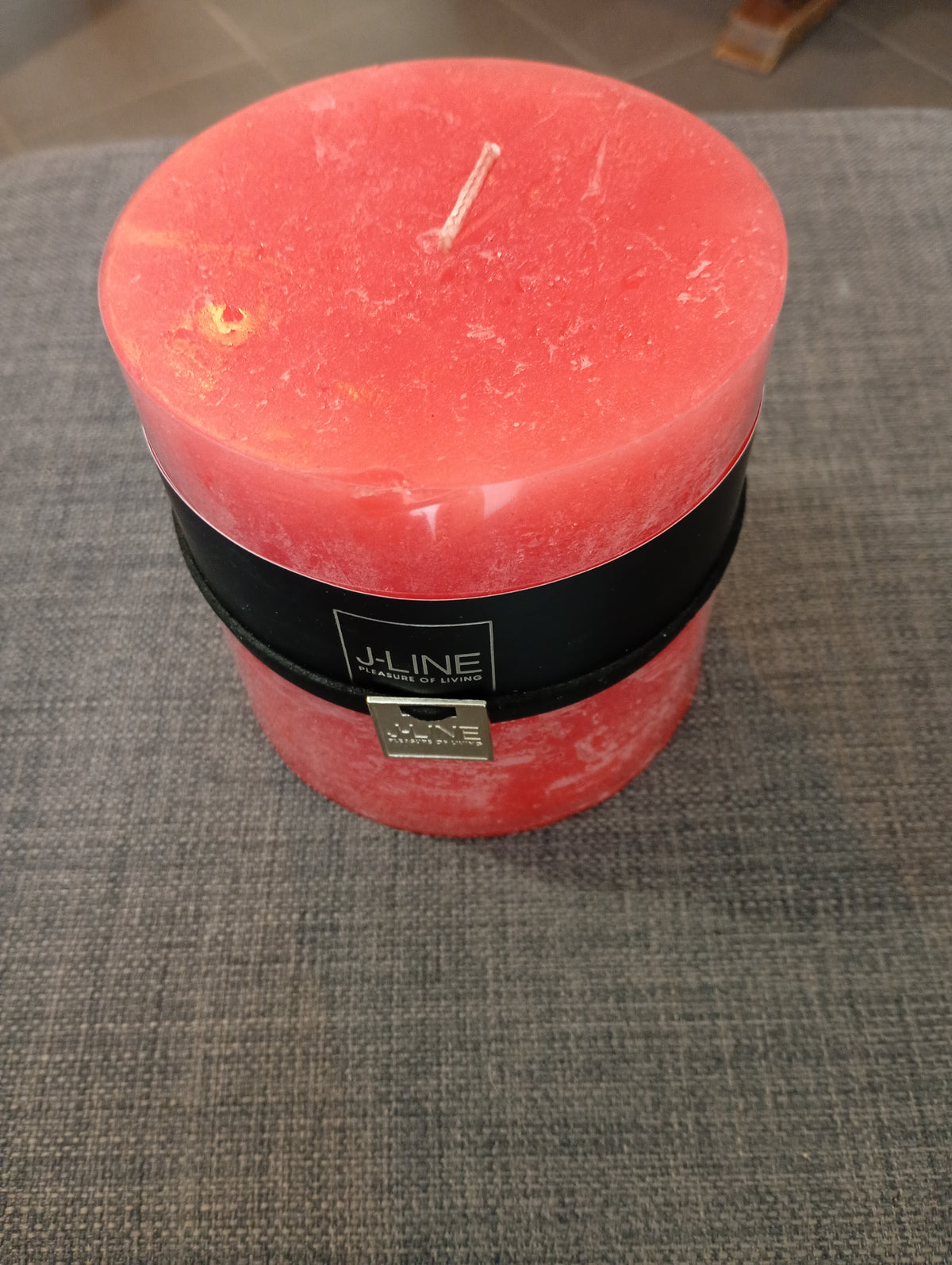 J-line watermeloen roze kaars