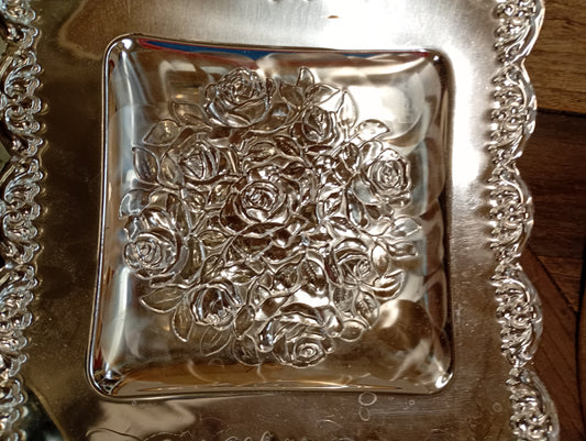 Zilverkleurig bonbonschaaltje