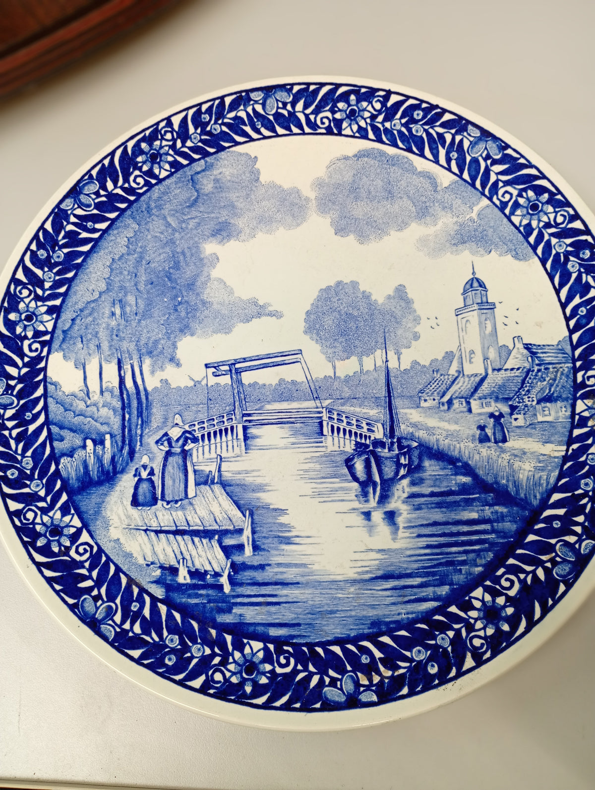 Bord Delfts blauw Boch