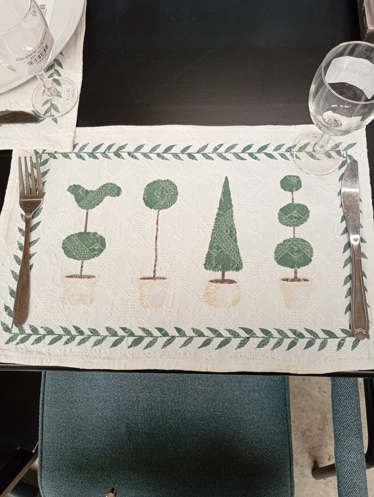 Onderleggers Botanica motief