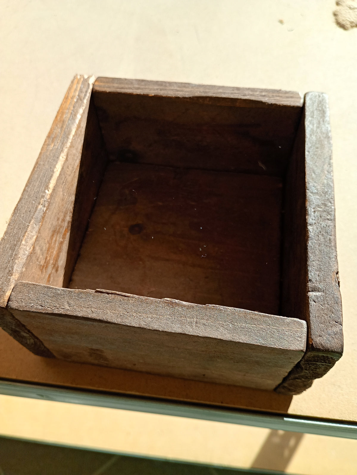 Houten box - 1 opening - nieuw
