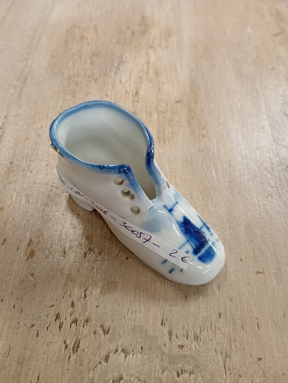 Schoentje - geen Delfts blauw