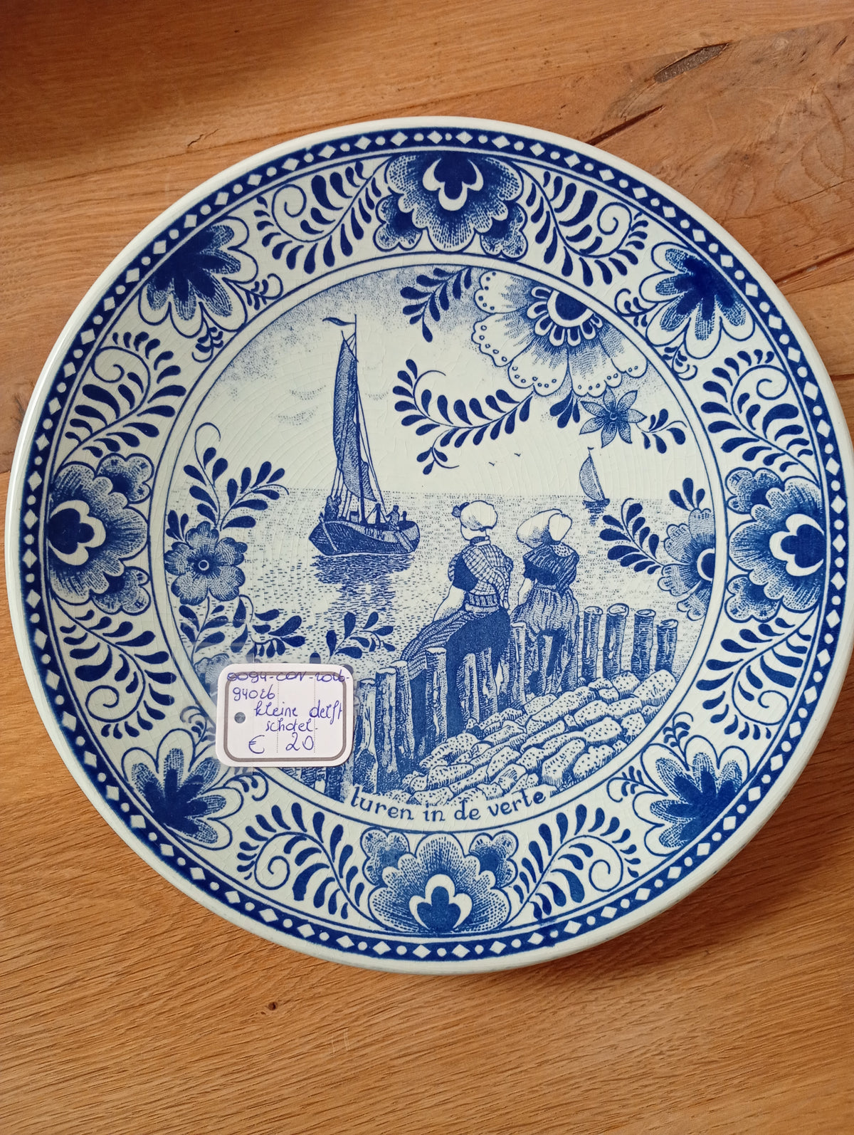 Kleine schotel delfts blauw
